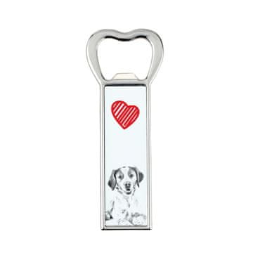 Artdog Brittany Spaniel, Epagneul Breton - odpirač za steklenice s psom, personaliziran odpirač za hladilnik, unikatno darilo za moškega Art-Dog