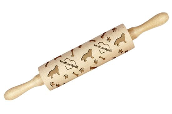 Artdog Newfoundland, Newfoundland, Wodołaz - valjar s psom, okrasitev piškotov z valjarjem z vzorci, darilo za keramičarja Art-Dog