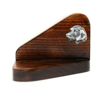 Artdog Jazbečar II - lesen svečnik s psom, stojalo za čajne svečke, pasji spomenik Art-Dog