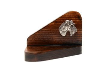 Artdog Ostrodlaki foksterier - lesen svečnik s psom, stojalo za čajne svečke, pasji spomenik Art-Dog