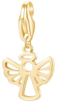 S'Agapõ Pozlačen angelski obesek Happy SHA356