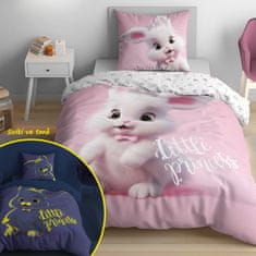 Detexpol Vključeno platno Rabbit Little Princess luminous Bombaž, 140/200, 70/80 cm