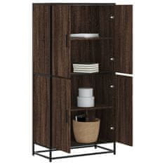shumee vidaXL Visoka omara rjavi hrast 68x35x139 cm inženirski les