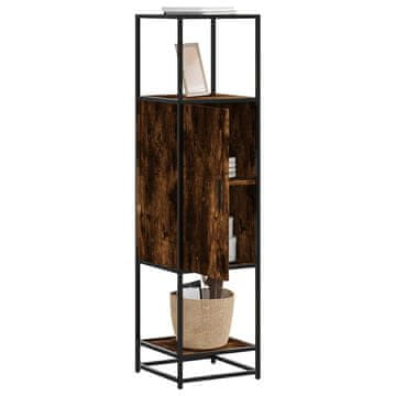 Vidaxl vidaXL Visoka omarica dimljen hrast 35,5x35x139 cm