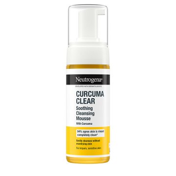 Neutrogena Pomirjujoča čistilna pena s kurkumo za občutljivo, mešano in problematično kožo Curcuma Clear (Sooth