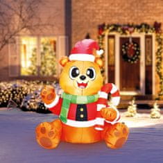 Family Christmas Napihljiv medved 150 cm IP44 6 LED 100 - 240V