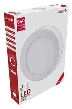 Avide 81888 Stropna svetilka LED 12W WW 940 lm