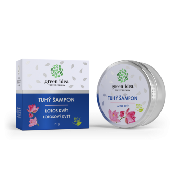 Green Idea Trdni šampon - Lotosov cvet 70 g