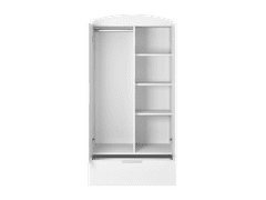 Garderobna omara Classic bela