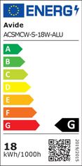 Avide 282267 Svetilka stropna LED 18W 6400K 1500lm fi220mm