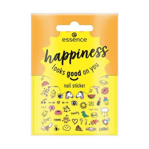 Essence Nail Stickers Happiness Looks Good On You Set nalepke za nohte 57 kos za ženske