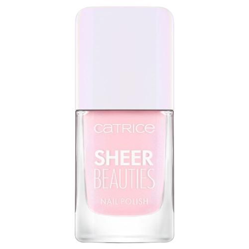 Catrice Sheer Beauties Nail Polish lak za nohte s prosojnim učinkom 10.5 ml Odtenek 040 fluffy cotton candy