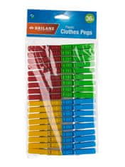 BRILANZ Plastični žebljički za oblačila (36 kosov) ECONOMY