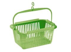 BRILANZ Pravokotna košara za žebljičke 25x19x12cm plastika, ZE