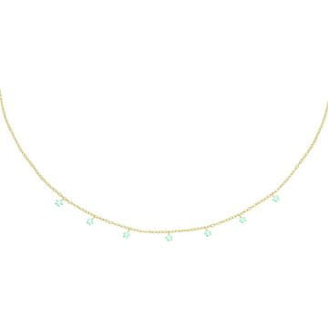 La Petite Story Pozlačena ogrlica z obeskom Silver LPS10AWV36