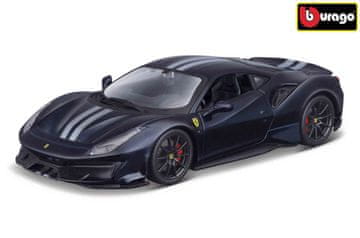 - RACE+PLAY, Ferrari 488 Pista, temno modra, 1:24