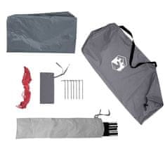 Vidaxl Avtomobilski šotor siv in oranžen vodoodporen