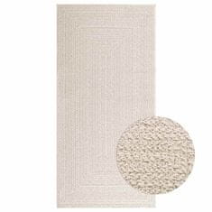 shumee vidaXL Rug "ZIZUR" Cream 100x200 cm Juta videz Notranje in zunanje