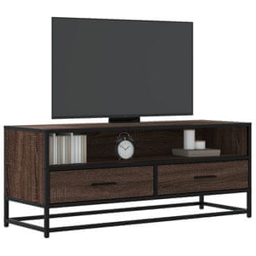 Vidaxl vidaXL TV stojalo rjav hrast 100x34,5x40 cm