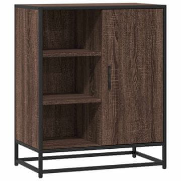 Vidaxl Komoda rjavi hrast 62x35x76 cm inženirski les