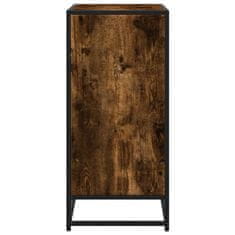 Vidaxl Komoda dimljeni hrast 62x35x76 cm inženirski les