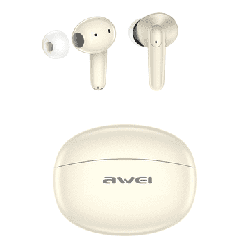 Awei T90 ENC, brezžične slušalke, bež