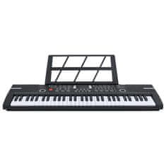 Vidaxl 61 tipk Piano Electric Keyboard z glasbenim stojalom za otroke
