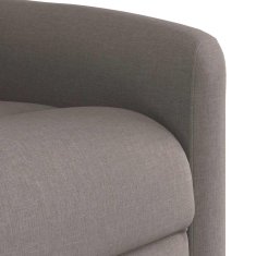 Vidaxl Električni naslanjač taupe blago