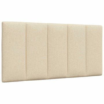Vidaxl vidaXL Blazina za vzglavje, kremna, 100 cm, blago