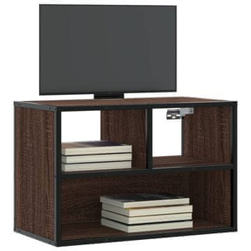 Vidaxl vidaXL TV stojalo rjav hrast 60x31x39,5 cm
