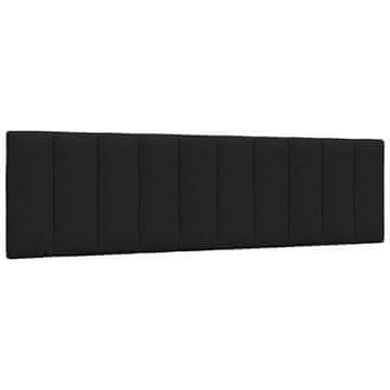 Vidaxl Blazina za vzglavje Hanko črna 180 cm blago