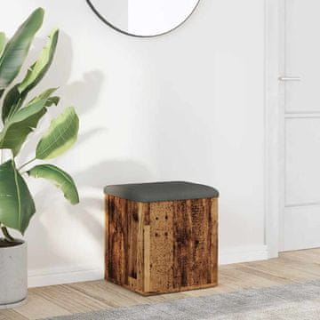 Vidaxl vidaXL Shranjevalna klop star les 42x42x45 cm lepljen les