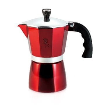 Berlingerhaus Kavni aparat za espresso za 3 skodelice Burgundy Metallic Line