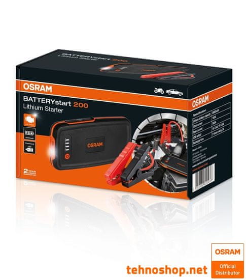 Osram BOOSTER - ZAGANJALEC MOTORJA BATTERYstart200 OBSL200 6000mAh