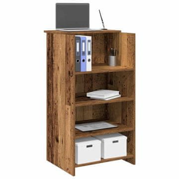 Vidaxl vidaXL Recepcijska miza iz starega lesa 55x50x103,5 cm lepljen les