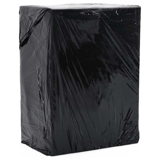 shumee vidaXL raztegljiva folija 2 kosa črna 23 μm 50 cm x 300 m
