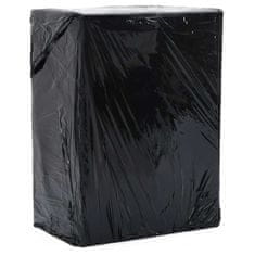shumee vidaXL raztegljiva folija 2 kosa črna 30 μm 50 cm x 300 m