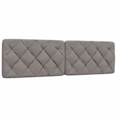 Vidaxl Vzglavna stranica taupe 180 cm blago