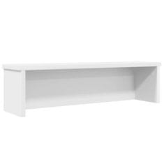 Vidaxl Kuhinjsko stojalo ki ga je mogoče zlagati beli 50x15x16 cm