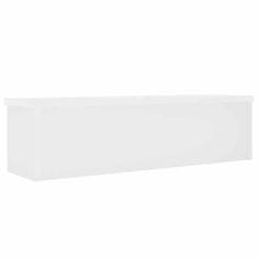 Vidaxl Kuhinjsko stojalo ki ga je mogoče zlagati beli 50x15x16 cm