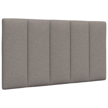Vidaxl vidaXL Blazina za vzglavje, taupe, 90 cm, blago