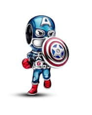 Pandora Srebrn obesek Captain America Marvel 793129C01