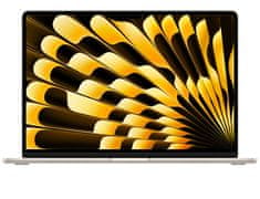 MacBook Air 15 prenosnik, M3, 10C GPU, 24GB, SSD512GB, Starlight