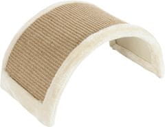 Zolux Zolux polkrožni mačji praskalnik - bež, 1.7 kg, iz naravnih materialov, idealen za udobno praskanje in počitek mačk