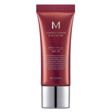 shumee Perfect Cover BB krema SPF42/PA+++ večnamenska BB krema št. 21 svetlo bež 20 ml