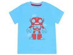sarcia.eu 2 x Modro-rdeča pižama z motivom robotov 18-24 m 92 cm