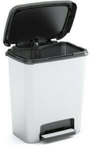 Kis Koš za smeti Compatta, jeklen, 30l+35l