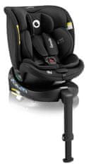 Lionelo Navy i-Size avtosedež, 40-150cm, črn