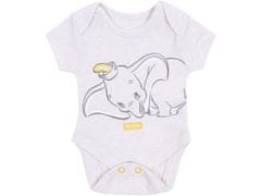 Disney 2x Bež bodi za dojenčke Dumbo Disney 3-6 m 68 cm
