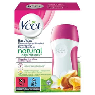shumee Easy Wax Natural Inspirations električni depilacijski sistem s toplim voskom in 50 ml kartuša